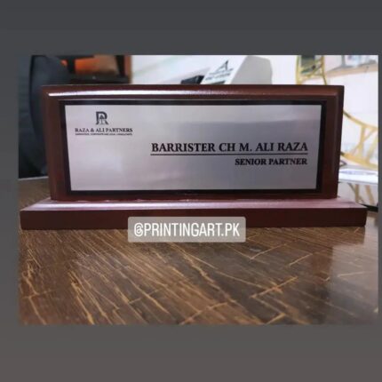 Table Name Sign Plate