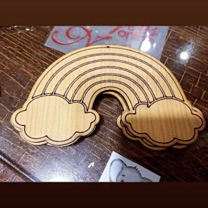 wooden cutouts