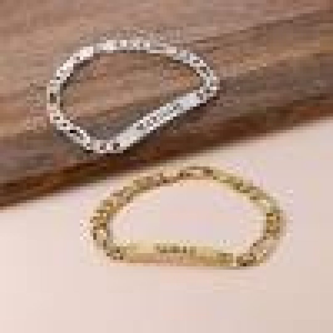 Engraved Plate Bracelet